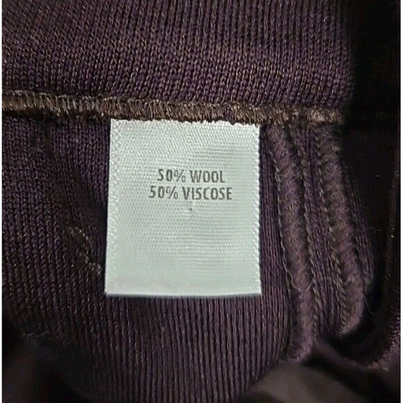 St. John Wool Viscose Blend Pants Burgundy Red Women’s Size 12 - Picture 6 of 12